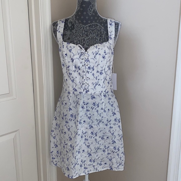 Reformation Elettra Sinead Dress Size 10 - Picture 5 of 10